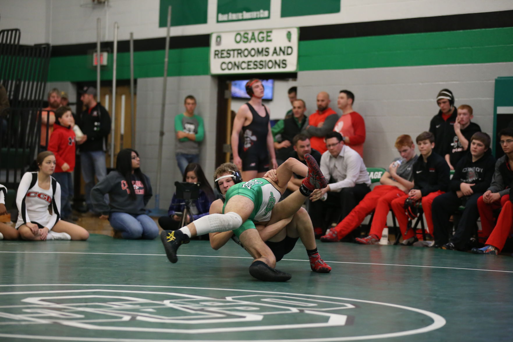 Osage, Forest City, Clarion and New Hampton wrestling, Dec. 22, 2017